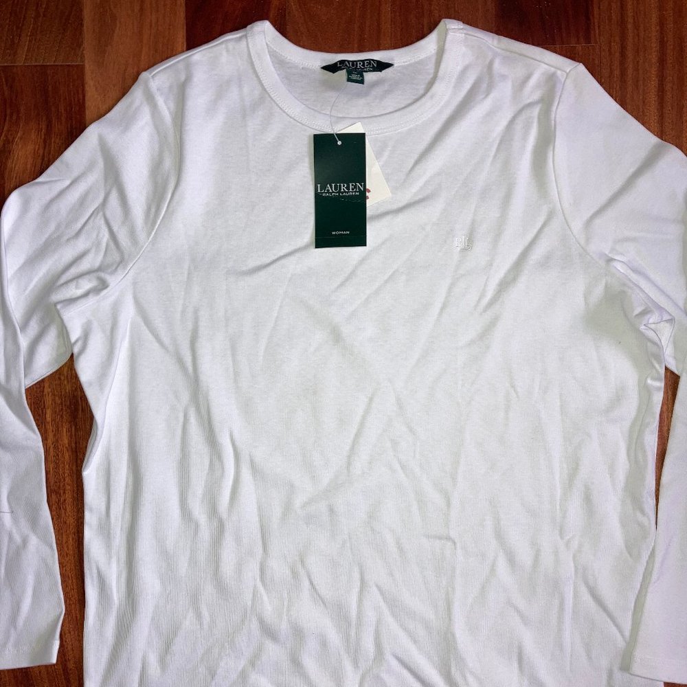Lauren Ralph Lauren Women's l/s Classic shirt whit